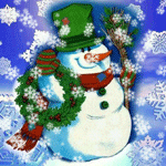 Весёлый снеговик (1)