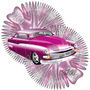 Машина розовая
