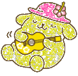 Собачка с гитарой
