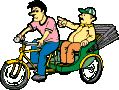 Рикша на велосипеде