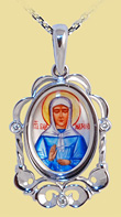 Нательная икона Св. Блаженная Матрона Московская