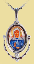 Нательная икона Святая Блаженная Матрона Московская