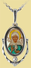 Нательная икона Святая Бл. Матрона Московская