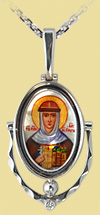 икона нательная Св. Ольга
