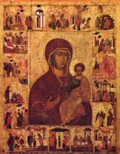 Одигитрия (Устюженская) икона Божией Матери