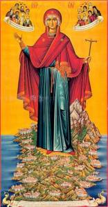  Афонская (Игуменья Святой <b>горы</b>) икона Божией Матери (2) 