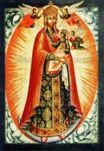 Жена, облеченная в Солнце (Благодатное Небо) икона Божией...