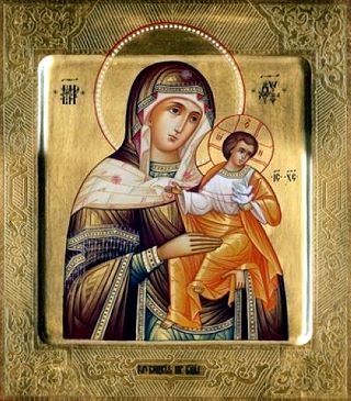 Голубицкая (Коневская) икона Божией Матери (4)