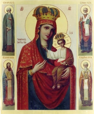 Ильинская (Черниговская) икона Божией Матери (3)