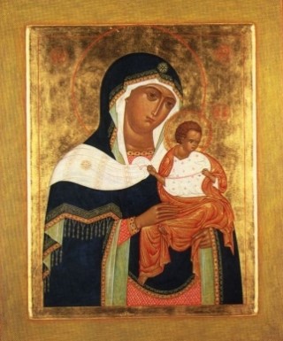 Голубицкая (Коневская) икона Божией Матери (2)