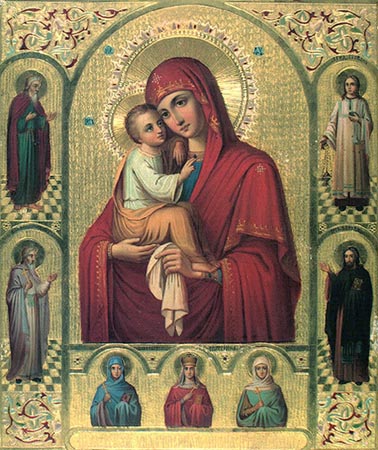 Чудотворная икона Божьей матери Почаевская (4)