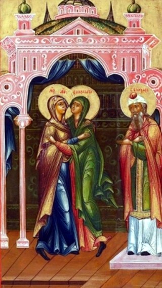 Мария и Елизавета икона Божией Матери