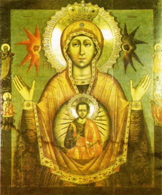 Знамение (Царосельская) икона Божией Матери