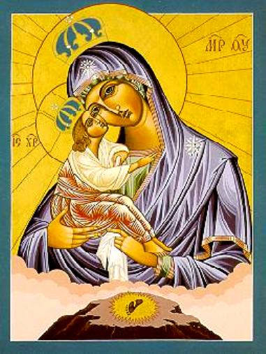Чудотворная икона Божьей матери Почаевская