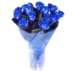 Букет голубых роз