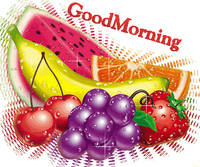 Доброго утра!  Красивые фрукты