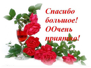  Спасибо большое! Очень приятно! Красные розы и <b>вино</b> в фуж... 