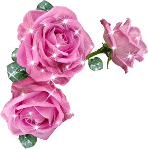 Мерцающие розы в благодарность