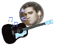 Элвис Пресли с гитарой