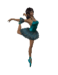 Балерина в бирюзовом