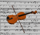 Скрипка с нотами