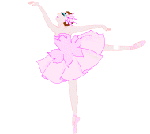 Розовая балерина