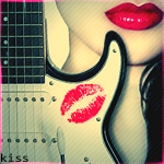Поцелуй на гитаре (kiss)