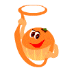 Апельсин в чашке