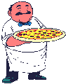 Пицца на блюде