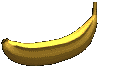 Банан покачивается
