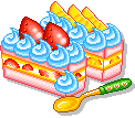 Многоцветный торт