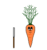 Морковку нарезают