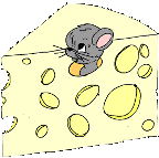 Мышка сняла пробу с сыра