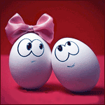 Яйцо девочка и яйцо мальчик