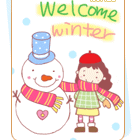 Девочка и снеговик (welcome winter)