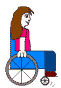  Женщина в <b>инвалидной</b> коляске 