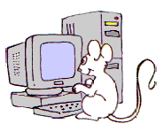  <b>Мышка</b> работает за компьютером 