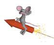 Мышка летит на ракете - питарде
