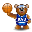 Медведь баскетболист