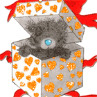 Мишка тедди в подарочной коробке