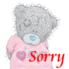Медвежонок в розовой рубашечке извиняется