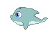 Рыбка с голубыми глазками