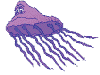 Сиреневая медуза