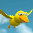 Жёлтый попугай
