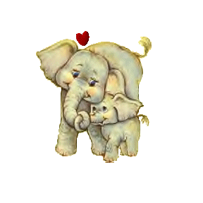  Слониха и <b>слоненок</b> 