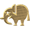 Золотой маленький слоник