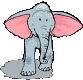  Слоник с розовыми ушами 