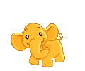 Слоник-дразнилка. Жёлтый слон