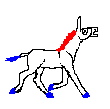 Разноцветная лошадка