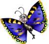 Волшебная бабочка красиво одета
